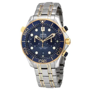 Omega Seamaster Diver 300m Co-Axial Master Chronograph Automatic Chronometer Blue Dial Men’s Watch 210.20.44.51.03.001 44mm