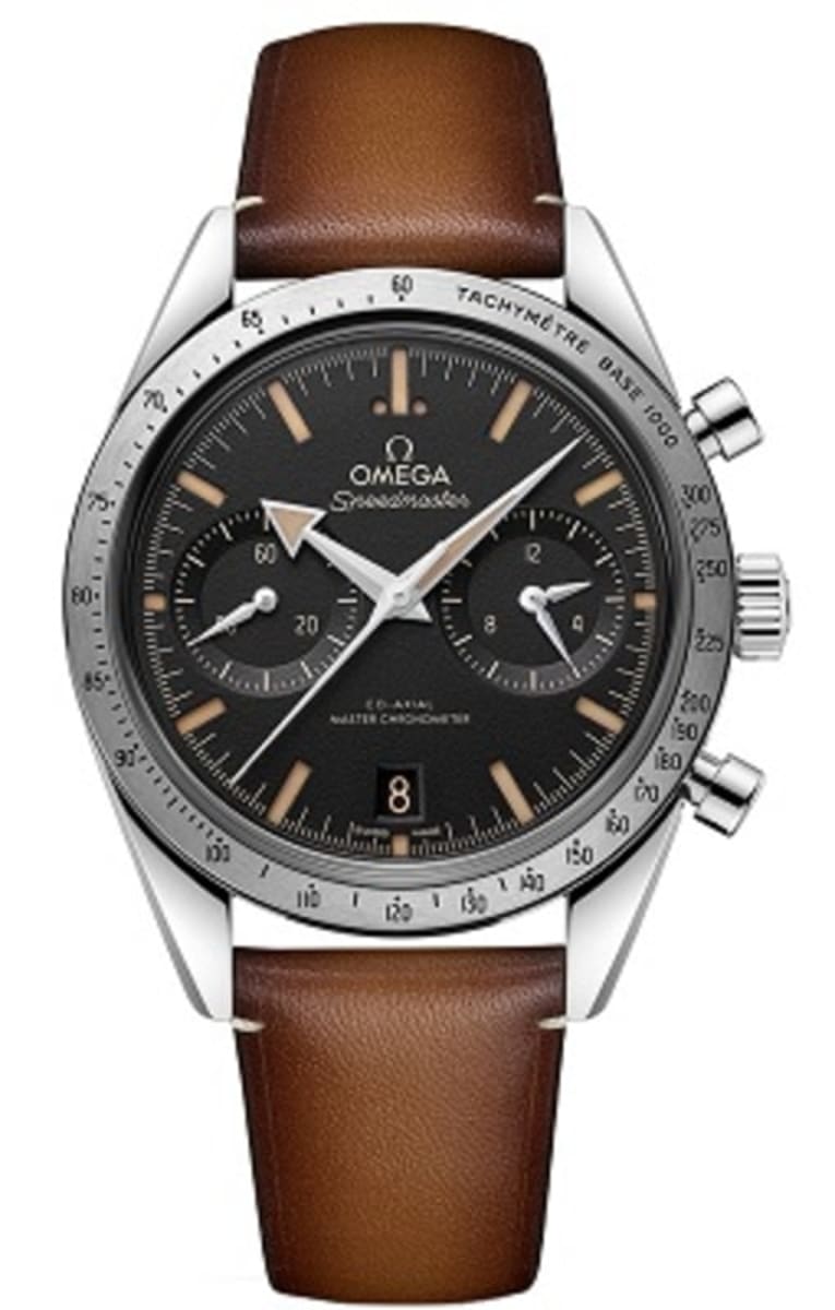 Omega Speedmaster 57 Black Dial Leather Strap Men’s Watch 332.12.41.51.01.001 40.5mm Luxury Edition