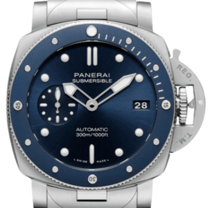 Panerai Submersible Blu Notte Automatic Blue Dial Steel Men’s Watch PAM02068 42mm