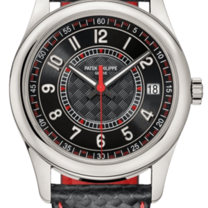 Patek Philippe Calatrava Back Dial Leather Strap Men’s Watch 6007G-010 40mm