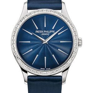 Patek Philippe Calatrava Night Blue Dial Women’s Watch 4897/300G-001 33mm