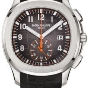 Patek Philippe Aquanaut Black Dial Composite Strap Men’s Watch 5968A-001 42.2mm