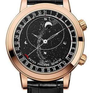 Patek Philippe Grand Complications Celestial Moon Age Rose Gold Men’s Watch 6102R-001 44mm