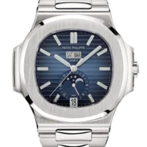 Patek Philippe Nautilus Blue Dial Steel Men’s Watch 5726/1A-014 40.5mm