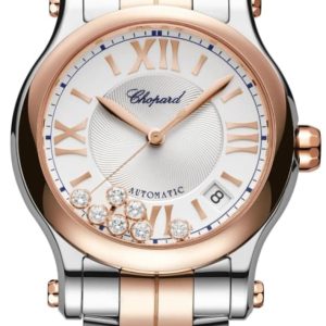 Chopard Happy Sport Medium Automatic 36mm Silver Dial Steel Women’s Watch 278559-6026 36mm