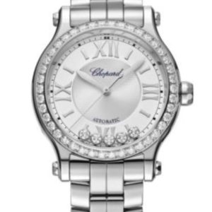 Chopard Happy Sport Silver Dial Steel Women’s Watch 278608-3004 33mm