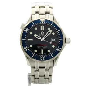 Omega Seamaster Quartz Chronometer Blue Dial Men’s Watch 2223.8 42mm