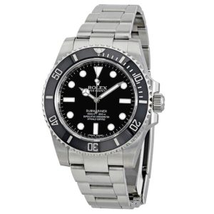 Rolex Submariner Automatic Chronometer Black Dial Men’s Watch 114060 BKSO 40mm