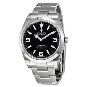 Rolex Explorer Black Dial Men’s Watch m214270-0003 39mm