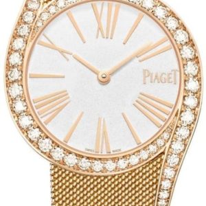 Piaget Limelight Gala Silver Dial Diamond Rose Gold Women’s Watch G0A45213 32mm