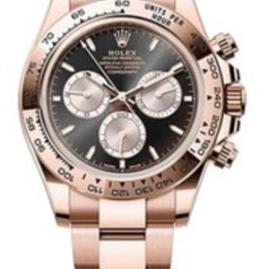 Rolex Cosmograph Daytona Rose Gold Black and Sundust Dial Men’s Watch M126505-0001 40mm