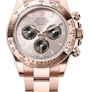 Rolex Cosmograph Daytona Rose Gold Sundust and Black Dial Men’s Watch M126505-0003 40mm