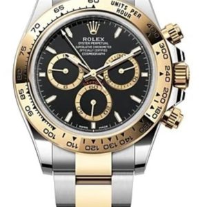 Rolex Cosmograph Daytona Stainless Steel and Yellow Gold Black Dial Men’s Watch M126503-0003 40mm