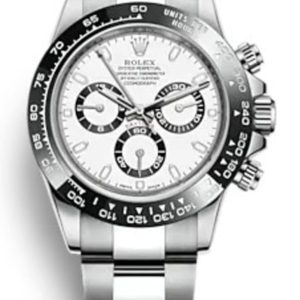 Rolex Cosmograph Daytona Stainless Steel White Dial Men’s Watch M126500LN-0001 40mm