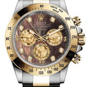 Rolex Cosmograph Daytona Cosmograph Black Mother Of Pearl Diamond Dial Men’s Watch M116503-0009 40mm