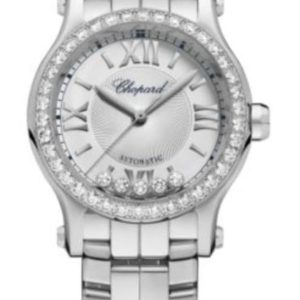 Chopard Happy Sport Silver Dial Steel Women’s Watch 278573-3014 30mm