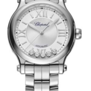 Chopard Happy Sport Silver Dial Steel Women’s Watch 278608-3002 33mm