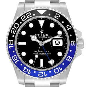 Rolex GMT Master II Black Blue Batman Bezel Steel Mens Watch 116710 Box Card 40.0mm Luxury Edition