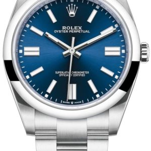 Rolex Oyster Perpetual 41 Blue Dial Steel Men’s Watch M124300-0003 41mm
