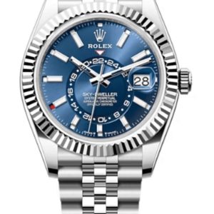 Rolex Sky-Dweller White Rolesor Blue Dial Jubilee Men’s Watch M336934-0006 42mm