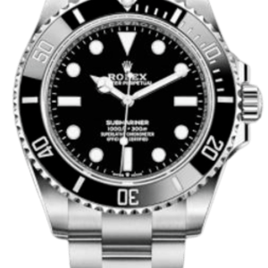 Rolex Submariner No Date 41mm Black Dial Steel Men’s Watch 124060 41mm