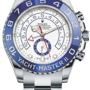 Rolex Yacht-Master II White Dial Stainless Steel Men’s Watch M116680-0002 44mm