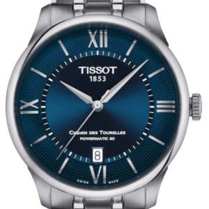 Tissot Chemin Des Tourelles Powermatic 80 39mm Automatic Blue Dial Steel Men’s Watch T139.807.11.048.00 39mm