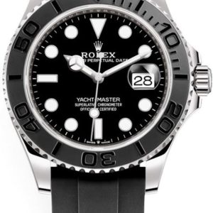 Rolex Yacht-Master 42 Black Dial 18kt White Gold Oysterflex Men’s Watch M226659-0002 42mm
