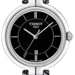 Tissot Flamingo Black Dial Stainless Steel Women’s Watch T094.210.11.051.00 26mm