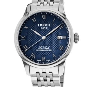 Tissot Le Locle Powermatic 80 Blue Dial Stainless Steel Men’s Watch T006.407.11.043.00 39.3mm