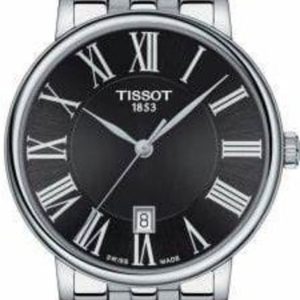 Tissot T-Classic Carson Black Dial Stainless Steel Men’s Watch T122.410.11.053.00 40mm