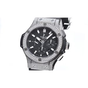 Big Bang Black Dial Chronograph Diamond Men’s Watch 301SX1170RX1704 44mm