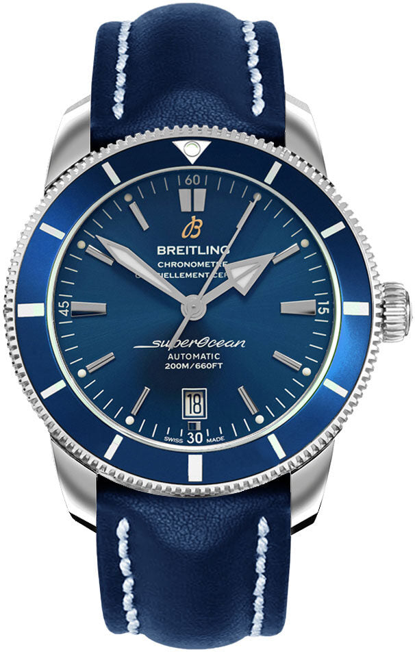 Breitling Superocean Heritage II Automatic Men’s Blue Leather Watch AB202016/C961-101X AB202016/C961-101X-A20BA-1 46mm