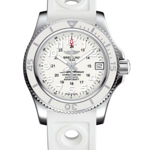 Breitling Superocean II Automatic Chronometer Hurricane White Dial Ladies Watch A17312D21A1S1 36mm