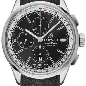 Breitling Premier Chronograph Automatic Chronometer Black Dial Men’s Watch A13315351B1X2 42mm