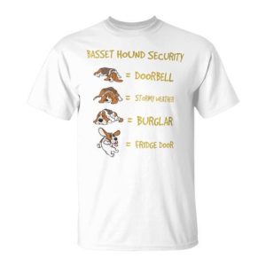 Basset Hound Security Costume For Clothing T-Shirt