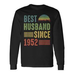 Best Husband Since 1952 67Th Years Wedding Anniversary Long Sleeve T-Shirt