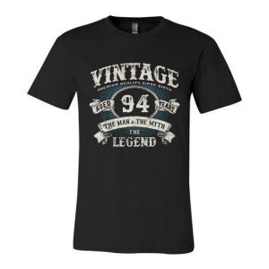 Born In 1928 Vintage Classic Dude 94Th Years Old Birthday Unisex Jersey Short Sleeve Crewneck Tshirt