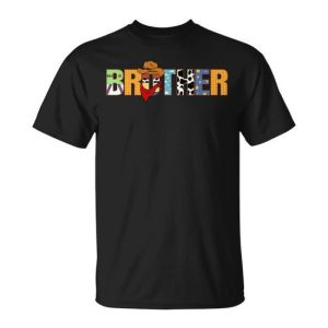 Brother Of The Birthday Western Rodeo Boy Family Matching T-Shirt