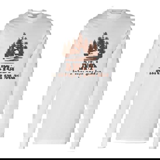 Bwca Boundary Waters Canoe Area Long Sleeve T-Shirt