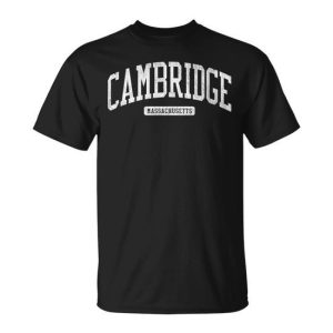 Cambridge Massachusetts Ma Js03 College University Style T-Shirt