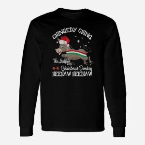 Changed Ching The Italian Christian Donkey Long Sleeve T-Shirt