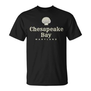 Chesapeake Bay Maryland Ocean Shell T-Shirt