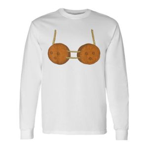 Coconut Shell Bra Hawaii Costume Carnival Long Sleeve T-Shirt