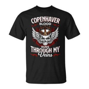 Copenhaver Blood Runs Through My Veins Name V2 Unisex T-Shirt