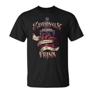 Eddings Blood Runs Through My Veins Name Unisex T-Shirt