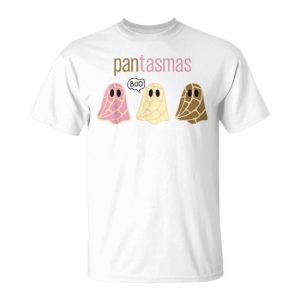 Pantasmas Boo Mexican Spooky Conchas Ghost Halloween T-Shirt