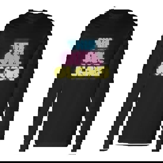 This Girl Glows Retro Neon Party Tshirt Long Sleeve T-Shirt