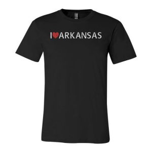 I Love Arkansas Unisex Jersey Short Sleeve Crewneck Tshirt