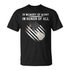In Memory Of Many In Honor Of All Unisex T-Shirt